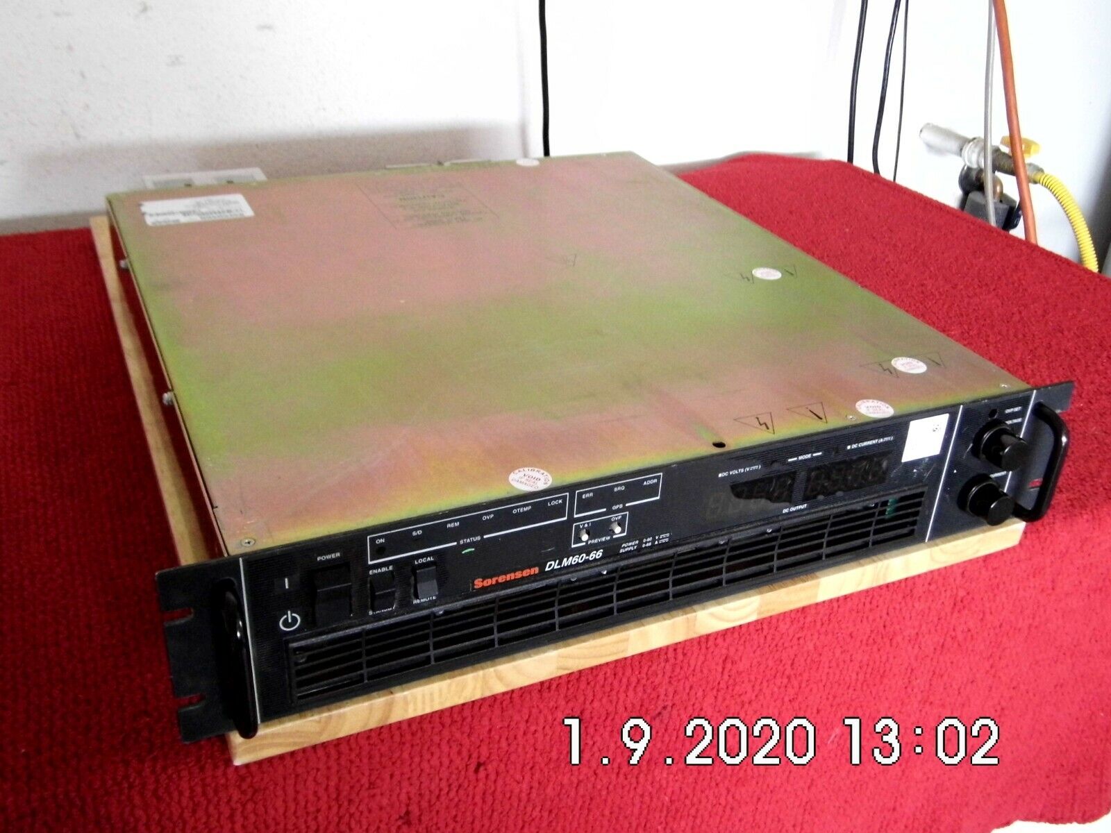 DLM60-66M9E w/GPIB DC Power Supply, 0-60 Volts, 0-66 A, 4kW, NIST, 3 In Stock DLM60-66M9E w/GPIB DC Power Supply, 0-60 Volts, 0-66 A, 4kW, NIST, 3 In Stock